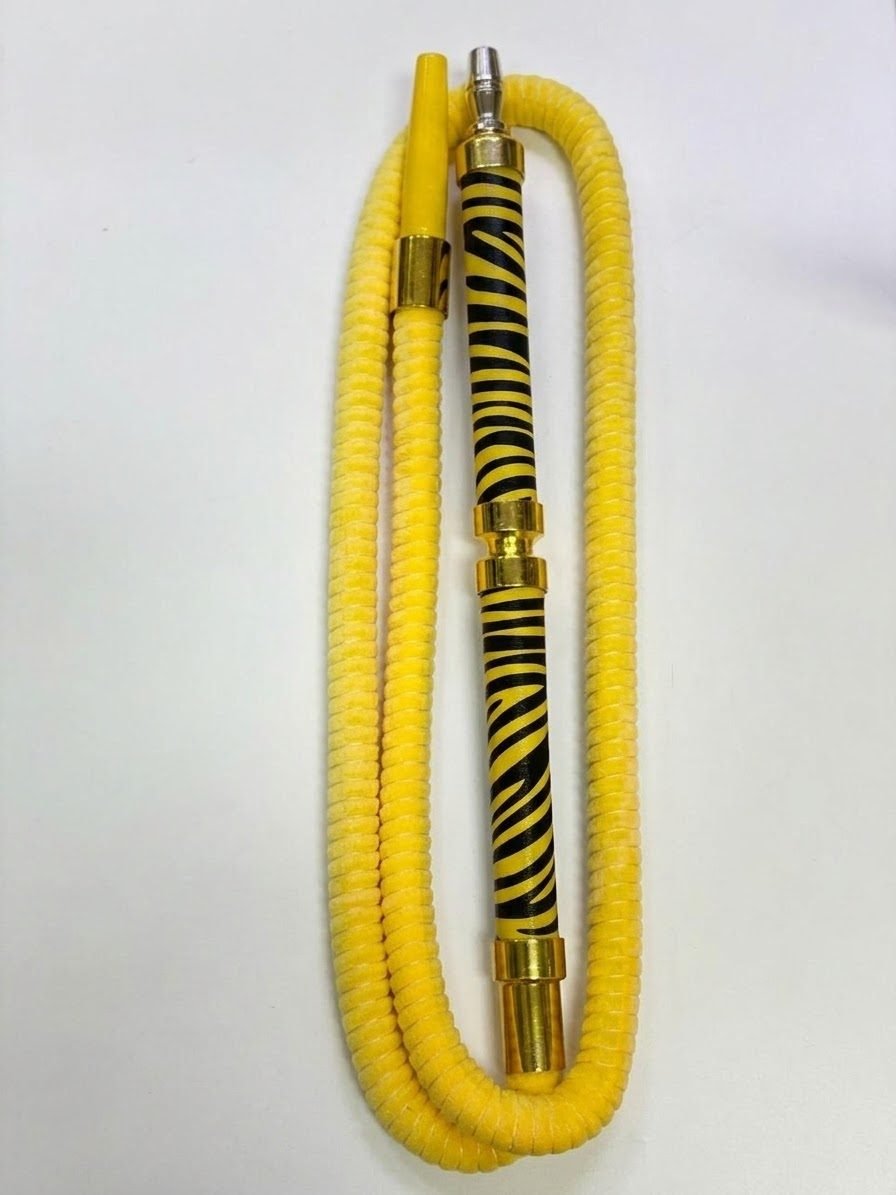 Nargile Hortumu - Sarı Zebra Marpuçlu