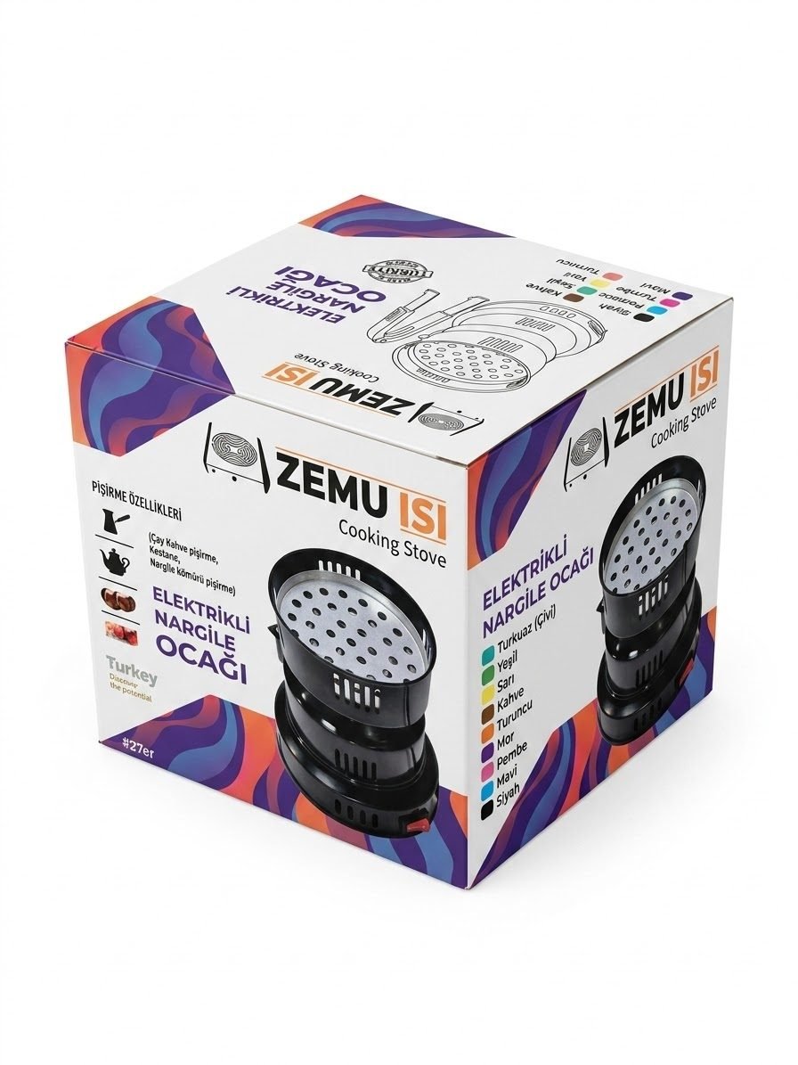 Zemu Isı Elektrikli Nargile Ocağı